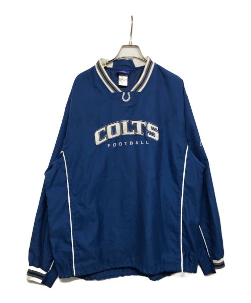 REEBOK（リーボック）REEBOK (リーボック) プルオーバーシャツ NFL COLTS ブルー サイズ:Mの古着・服飾アイテム