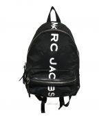 MARC JACOBSマークジェイコブス）の古着「LOGO PRINT NYLON SUSPIRIA BACKPACK M0016409」｜ブラック