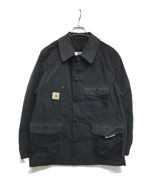 eYe COMME des GARCONS JUNYAWATANABE MAN（アイ コム デ ギャルソン ジュンヤ ワタナベ マン）eYe COMME des GARCONS JUNYAWATANABE MAN Carhartt WIP (カーハート) ダブルネームジャケット 24SS WM-J905 AD2023  ブラック サイズ:Sの古着・服飾アイテム