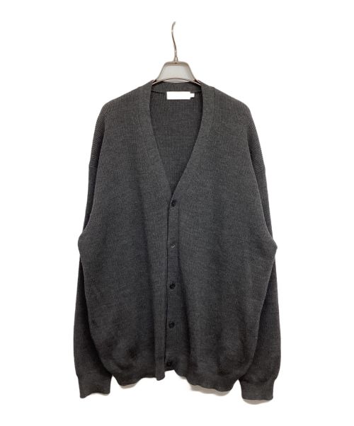 Graphpaper（グラフペーパー）Graphpaper (グラフペーパー) High Density Cardigan GU193-80085 グレー サイズ:2の古着・服飾アイテム