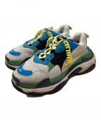 BALENCIAGAバレンシアガ）の古着「TRIPLE S TRAINERS 533880 トリプルS」｜グリーン×ブルー