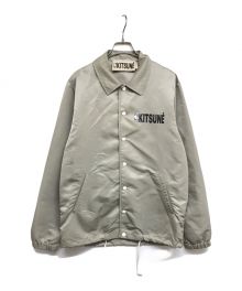 maison kitsune（メゾンキツネ）の古着「NBAナイロンコーチジャケット SPNBU101 KML-3801-A」｜アイボリー