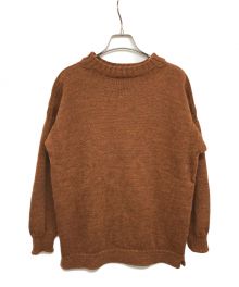 GUERNSEY WOOLLENS（ガンジーウーレンズ）の古着「ハイネックニット」｜ブラウン