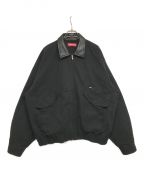 SUPREMEシュプリーム）の古着「23AW Leather Collar Utility Jacket レザーカラ―ユーティリティー」｜ブラック