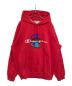 Supreme（シュプリーム）の古着「Stacked C Hooded Sweatshirt　 17AW」｜レッド