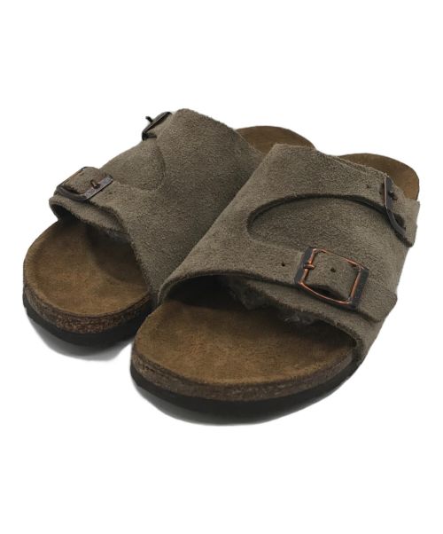 BIRKENSTOCK（ビルケンシュトック）BIRKENSTOCK (ビルケンシュトック) ZURICH チューリッヒ スエード スウェード サンダル トープ サイズ:38の古着・服飾アイテム