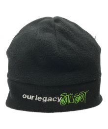 stussy×OUR LEGACY（ステューシー×アワーレガシー）の古着「Polar Fleece Beanie 331243」｜ブラック