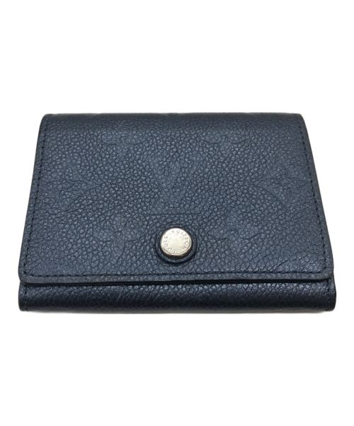 LOUIS VUITTON（ルイ ヴィトン）LOUIS VUITTON (ルイ ヴィトン) アンヴェロップ・カルト ドゥ ヴィジット　名刺入れ　カードケース　M80944 ネイビーの古着・服飾アイテム