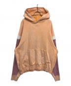 C.Eシーイー キャブエンプト）の古着「OVERDYE WISTERIA SLEEVE HEAVY HOODIE」｜ピンク