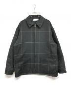 Graphpaperグラフペーパー）の古着「Original Pane Fasnered Blouson　GM193-30055」｜ブラック