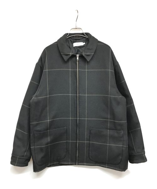 Graphpaper（グラフペーパー）Graphpaper (グラフペーパー) Original Pane Fasnered Blouson　GM193-30055 ブラック サイズ:Sの古着・服飾アイテム