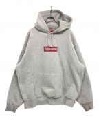 SUPREMEシュプリーム）の古着「Inside Out Box Logo Hooded Sweatshirt/インサイドアウトボックスロゴフーデッドスウェットシャツ　23SS」｜グレー