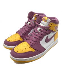 NIKE（ナイキ）の古着「ハイカットスニーカー　Nike Air Jordan 1 High OG "Brotherhood"　555088-706」｜パープル