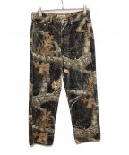 stussyステューシー）の古着「22AW REALTREE EDGE BIG OL JEAN 116602 リアルツリーデニムパンツ」｜グレー×ベージュ