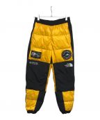 THE NORTH FACEザ ノース フェイス）の古着「7 SUMMITS DOWN PANTS GORE-TEX ND91902R 7サミットダウンパンツ」｜イエロー