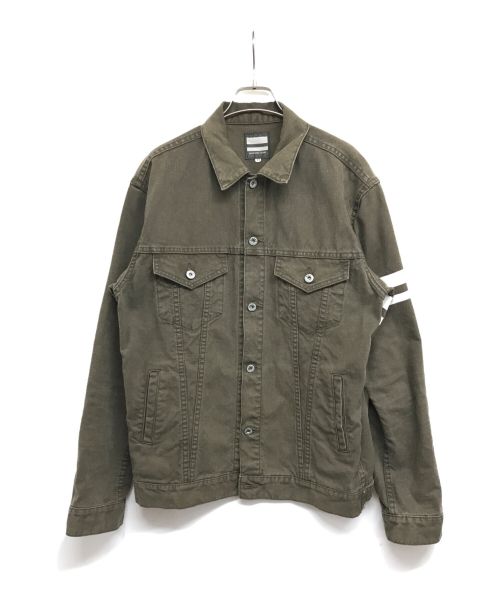 MOMOTARO JEANS（桃太郎ジーンズ）MOMOTARO JEANS (桃太郎ジーンズ) 3rdタイプトラッカージャケット カーキ サイズ:42の古着・服飾アイテム