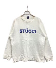 stussy（ステューシー）の古着「STUCCIロゴスウェット　OLDSTUSSY」｜ホワイト