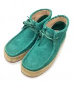 CLARKS×HIDDEN NYクラークス×ヒドゥンニューヨーク）の古着「ワラビーブーツ　61446302」｜グリーン