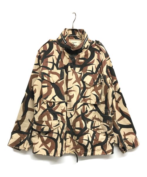 A BATHING APE（アベイシングエイプ）A BATHING APE (アベイシングエイプ) M65カモフラジャケット　初期タグ アーカイブ ブラウン サイズ:Mの古着・服飾アイテム