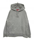 SUPREMEシュプリーム）の古着「18FW Trademark Hooded Sweatshirt トレードマークフーデットスウェットシャツ」｜グレー