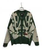 G-STAR RAWジースターロゥ）の古着「HOLIDAYLOOSE KNITTED CARDIGAN」｜グリーン