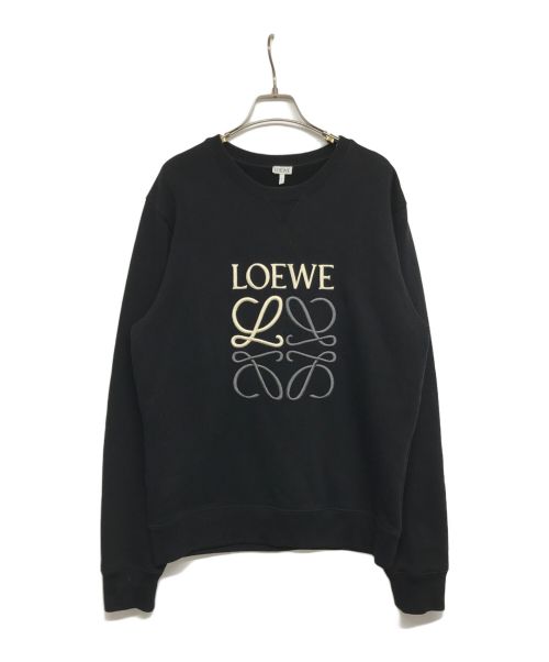 LOEWE（ロエベ）LOEWE (ロエベ) アナグラム レギュラーフィット スウェットシャツ H526Y24J07 ブラック サイズ:Lの古着・服飾アイテム