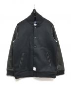 APPLEBUMアップルバム）の古着「BRONX LAST SUPPER *STADIUM JACKET」｜ブラック