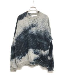 NOMA t.d.×DOVER STREET MARKET（ノーマティーディー×ドーバー ストリート マーケット）の古着「hand dyed twist sweat　N37-DSM03」｜グレー