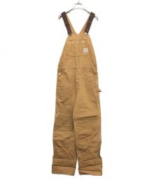 CarHartt（カーハート）の古着「R01 BIB OVERALL COTTON DUCK」｜ベージュ