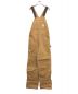 CarHartt（カーハート）の古着「R01 BIB OVERALL COTTON DUCK」｜ベージュ