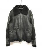 Denhamデンハム）の古着「ALLOWAY LEATHER JKT　27200-1-25011」｜ブラック