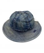 THE H.W.DOG&COザ エイチダブリュウ ドッグアンドコー）の古着「DENIM FATIGUE HAT D-00689 デニムファティーグハット」｜インディゴ