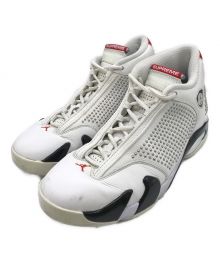 NIKE×SUPREME（ナイキ×シュプリーム）の古着「Air Jordan 14 Retro "White/University Red" BV7630-106」｜ホワイト