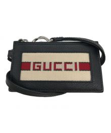 GUCCI（グッチ）の古着「アイコン ジャガード コインケース 523815・2067」｜ブラック