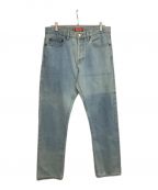 SUPREMEシュプリーム）の古着「FW23 Stone Washed Slim Selvedge Jean ストーンウォッシュスリムセルビッジデニム」｜インディゴ