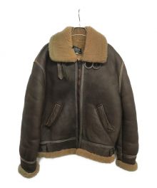 U.S. SHEEPSKIN（ユーエスシープスキン）の古着「B-3フライトジャケット」｜ブラウン