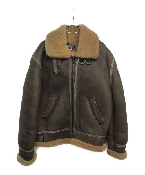 U.S. SHEEPSKIN（ユーエスシープスキン）U.S. SHEEPSKIN (ユーエスシープスキン) B-3フライトジャケット ブラウン サイズ:40の古着・服飾アイテム