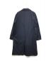 Aquascutum (アクアスキュータム) ライナー付ステンカラコート　6252002-39　シルク混 ネイビー サイズ:M：13000円