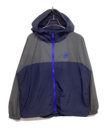 LA HUTTE（ラ・ユット）の古着「カラーフードパーカー LH6-JK-BCIA4 IENA取扱 24011910000830」｜グレー×ネイビー