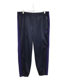 Needles（ニードルズ）の古着「Zipped Track Pant - Poly Smooth NS249 ジップトラックパンツ」｜ブラック×パープル