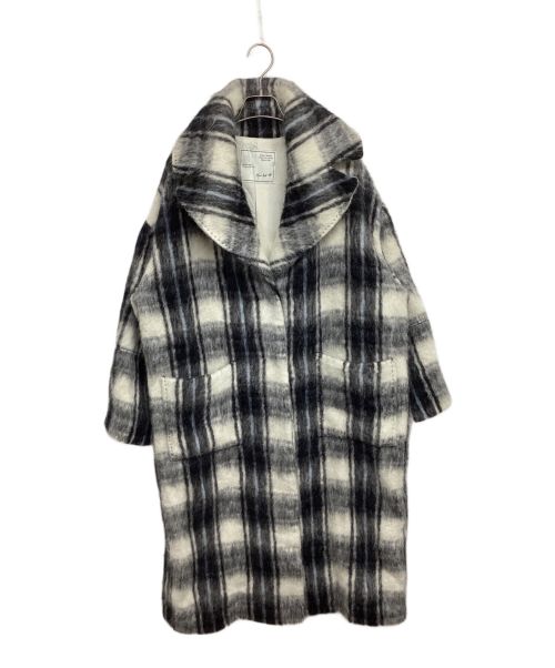 HER LIP TO（ハーリップトゥ）Her lip to (ハーリップトゥ) Plaid Wool and Mohair-blend Coat HLT2007015 グレー サイズ:Mの古着・服飾アイテム