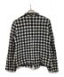 ROBE DE CHAMBRE COMME DES GARCONS (ローブドシャンブル コムデギャルソン) 縮絨ウールギンガムチェックジャケット RJ-040290 AD1998 ホワイト×ブラック サイズ:表記なし：15000円