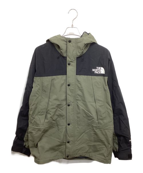 THE NORTH FACE（ザ ノース フェイス）THE NORTH FACE (ザ ノース フェイス) MOUNTAIN LIGHT JACKET　NP11834 カーキ×ブラック サイズ:XLの古着・服飾アイテム