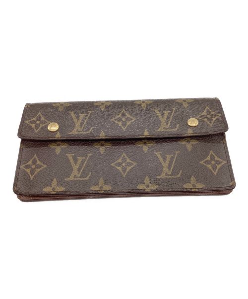 LOUIS VUITTON（ルイ ヴィトン）LOUIS VUITTON (ルイ ヴィトン) ポルトフォイユ・アコルディオン 長財布 M58008 モノグラム ブラウンの古着・服飾アイテム