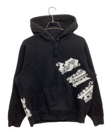 SUPREME（シュプリーム）の古着「Old English Wrap Hooded Sweatshirt 21SS オールドイングリッシュラップドフーデッドスウェットシャツ」｜ブラック