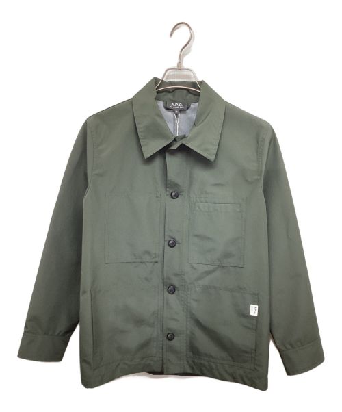 A.P.C.（アーペーセー）A.P.C. (アーペーセー) ナイロンカバーオール 24223-1-34141 グリーン サイズ:Sの古着・服飾アイテム