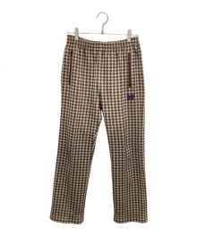 Needles（ニードルズ）の古着「Poly Jacquard Track Pant ジャガード トラックパンツ GL227」｜レッド×グリーン