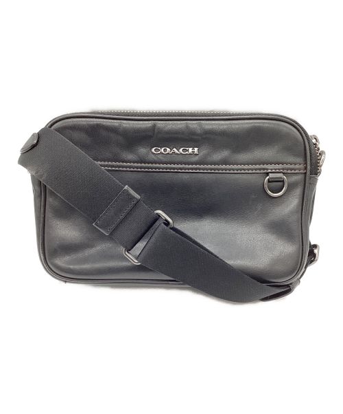 COACH（コーチ）COACH (コーチ) レザーショルダーバッグ C4148 ブラックの古着・服飾アイテム