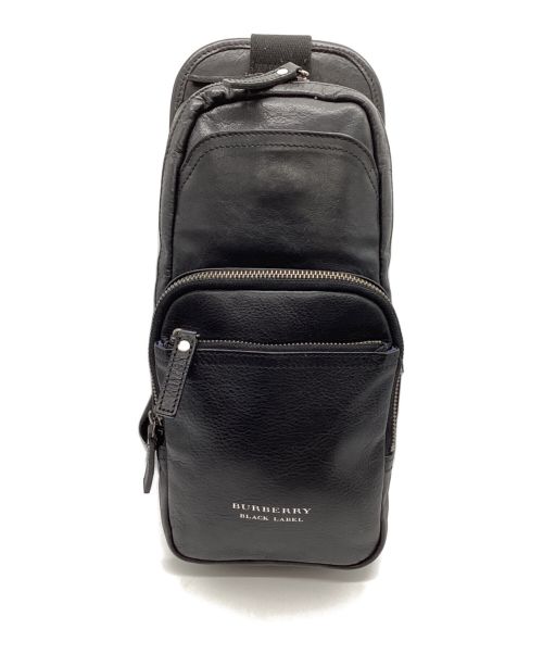 BURBERRY BLACK LABEL（バーバリーブラックレーベル）BURBERRY BLACK LABEL (バーバリーブラックレーベル) ショルダーバッグ　D1145-812-09 ブラックの古着・服飾アイテム