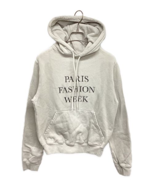 BALENCIAGA（バレンシアガ）BALENCIAGA (バレンシアガ) Paris Fashion Week Hoodieパリファッションウィーク フーディー 20AW 657683 TKV85 ベージュ サイズ:Mの古着・服飾アイテム